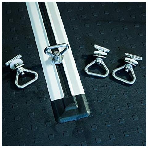Set Di 4 Occhielli Di Fissaggio Per Il Carico Che Fissano Vw T5 T6 Bully Multivan California Spiaggia Caravelle. Flagellazione Sicuro Del Vostro Bagaglio - Foto 1