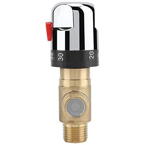 Miscelatore Termostatico Valvola - Ottone Valvola Di Mescolanza Termostatica Temperatura Tubo Bacino Del Termostato Di Controllo - Foto 2