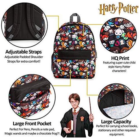 Borsa Scuola Zaini Per Ragazzi Ragazze Con Chibi Caratteri Di Stampa Materiale Scolastico Per I Bambini Grande Zaino Per La Scuola Di Viaggio Regalo Di Per I Ragazzi Ragazze Adolescenti - Foto 4