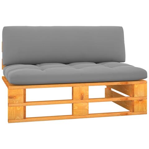 Divano Centrale Giardino a Pallet Marrone Miele Pino Impregnato - Foto 1