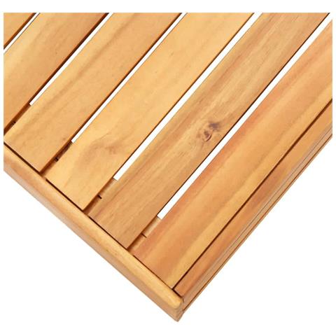 Set Divani da Giardino 2 pz con Cuscini in Massello di Acacia - Foto 8