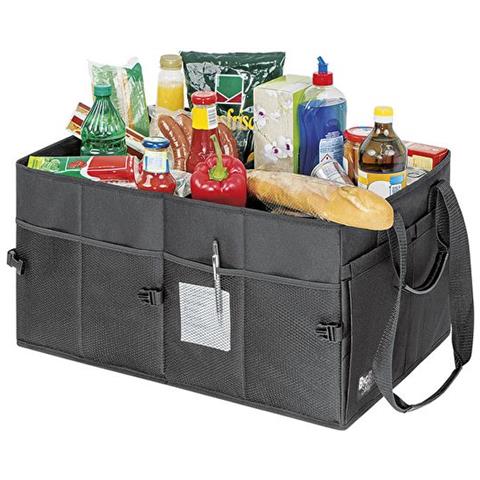 58 2531 scatola di conservazione Cesto portaoggetti Quadrato Poliestere Nero - Foto 2