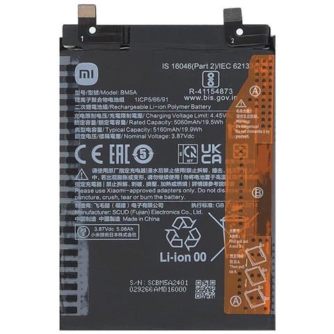 Batteria Litio Integrata Originale Bm5a Bulk Per Redmi Note 11 Pro - Note 11 Pro 5g - Foto 1