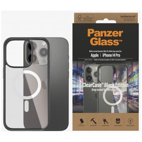 Clearcase Magsafe Custodia 15,5 Cm (6.1"") Cover Nero, Trasparente per iPhone 14 Pro - Foto 2