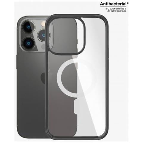 Clearcase Magsafe Custodia 15,5 Cm (6.1"") Cover Nero, Trasparente per iPhone 14 Pro - Foto 1