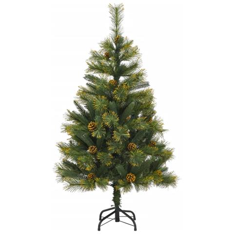 Albero Di Natale Artificiale Incernierato Con Pigne 150 Cm - Foto 2