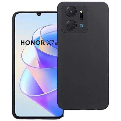 Custodia Tpu Silicone Cover Case Per Honor X7a 5g Black - Foto 1