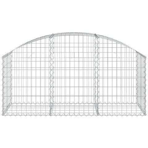 Cesto Gabbione Ad Arco 150x50x60/80 Cm Ferro Zincato - Foto 2