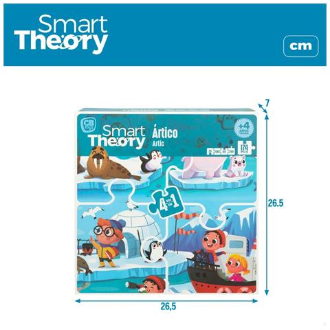 Puzzle Per Bambini Artic 4 In 1 174 Pezzi 136 X 34 Cm (6 Unità) - Foto 2