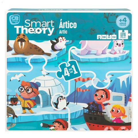 Puzzle Per Bambini Artic 4 In 1 174 Pezzi 136 X 34 Cm (6 Unità) - Foto 7
