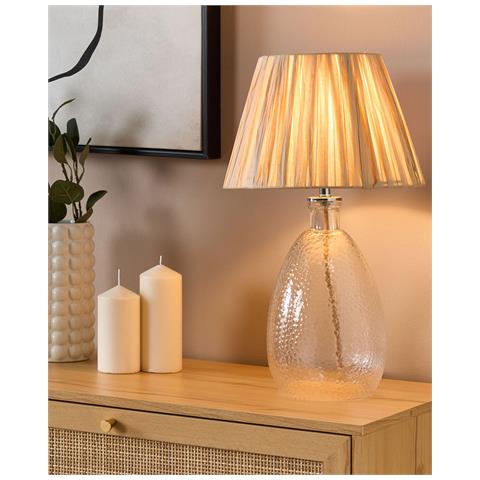 Lampada Da Tavolo Blanco Vetro Naturale - Foto 7