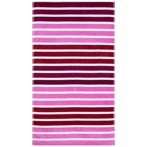 Telo Mare Jacquard Spugna Asciugamano Spiaggia Disegno Babilonia Telo Mare Rosa - Foto 1