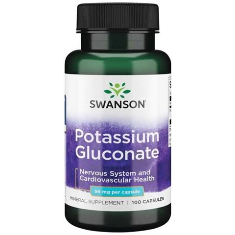 Gluconato Di Potassio 99 Mg 100 Capsule Swanson Health Products - Foto 1