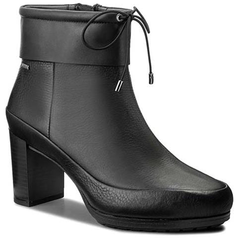 London Pioggia Donna Stivali In Pelle Nera Impermeabile 39 - Foto 1