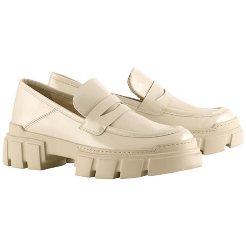 Vince Loafers Mocassino Pelle Scarpe Donna Beige Eu 41, 5-102804 1200 - Foto 2