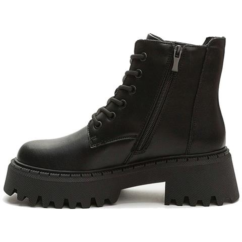 Black Casual Closed Booties Stivaletti Pelle Scarpe Donna Nero Eu 36, 948016/05-10 - Foto 3