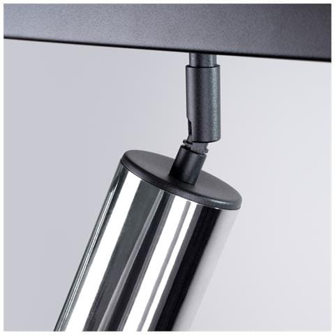 Lampada Da Soffitto Winx 3 Nero /cromo Sl. 1368 - Moderno Lampade Da Soffitto Nero /cromato 18.5x45x6 Cm - Foto 8