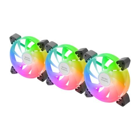 Kit Ventola MF-3A FDB da 120mm 360º Colore Bianco - Foto 2