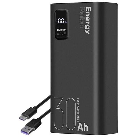 Power Bank Pack Batteria 30000mah 4x Usb Fino A 22.5w Per Smartphone Tablet Ideale Per Rider - Foto 1