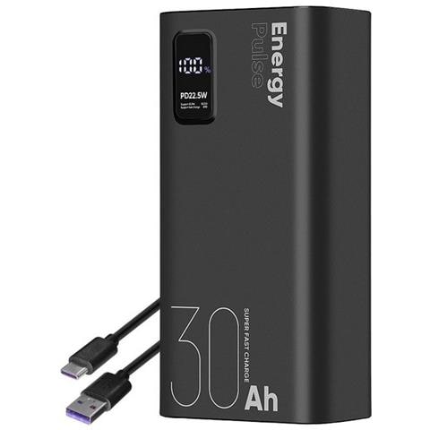 Power Bank Pack Batteria 30000mah 4x Usb Fino A 22.5w Per Smartphone Tablet Ideale Per Rider - Foto 8