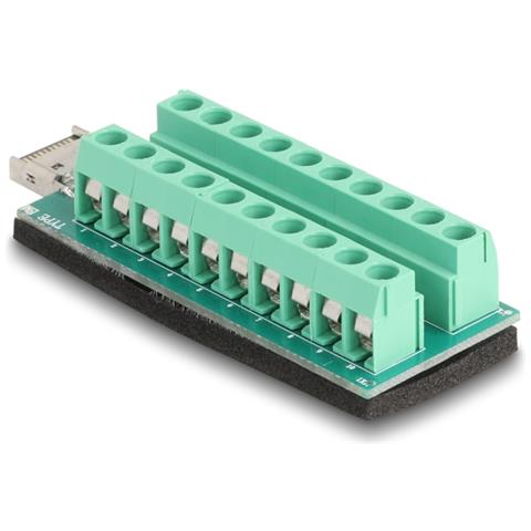 USB Type-E chiave A maschio - Adattatore per morsettiera 20 pin - Foto 2