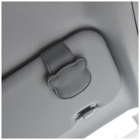 Clip Per Visiera Parasole Per Auto, Porta Occhiali Da Sole Grey - Foto 1