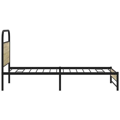 Giroletto Senza Materasso Rovere Sonoma 90x190 Cm In Truciolato - Foto 2