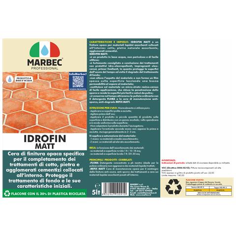 Idrofin Matt 5lt - Cera Per Pavimenti - Foto 2