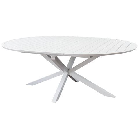 Artorius - Tavolo Rotondo Da Giardino In Alluminio Allungabile 150/200 X 150 - Foto 1