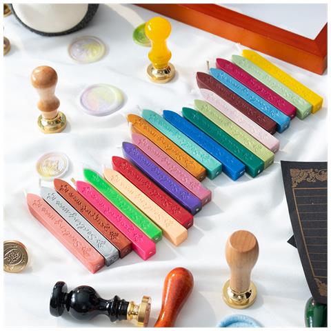 Bastoncini Di Ceralacca Per Timbri Vintage Purple - Foto 2