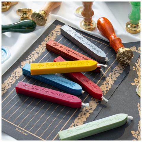 Bastoncini Di Ceralacca Per Timbri Vintage Purple - Foto 5