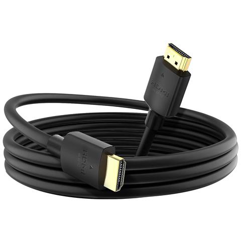 Cavo Hdmi 2.0 4k 60hz Tv, Oro, 1m, Nero - Foto 1