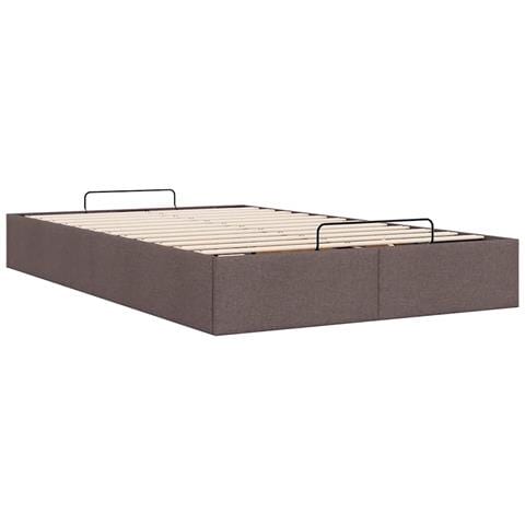 Struttura Letto Pouf senza Materasso 120x200 cm in Tessuto - Foto 9