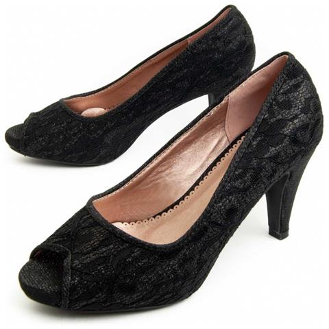 Montevita Scarpa Con Tacco Unne3 Nero . - Foto 1