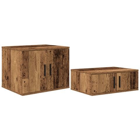 Armadio da Stoccaggio in Legno Vecchio 127x41x40 cm in Legno Ingegnerizzato - Foto 1