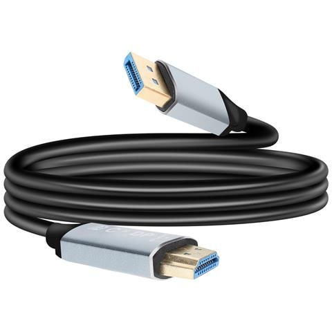 Cavo Hdmi A Video Displayport Alta Definizione 4k 1,8m, Nero - Foto 1