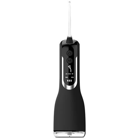Idropulsore Orale Elettrico Portatile - Idropulsore Ricaricabile Usb Per Casa E Viaggio Black - Foto 2