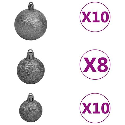 Albero di Natale snodato Verde 48 x 48 x 180 cm - Foto 9