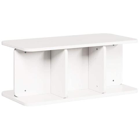 Tavolino da salotto Bianco 80 x 39.5 x 33.5 cm - Foto 1