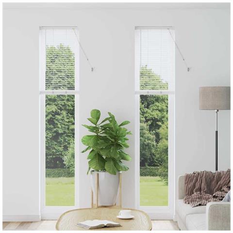 Tenda per Finestra con tende Manuale Bianco Alluminio - Foto 2