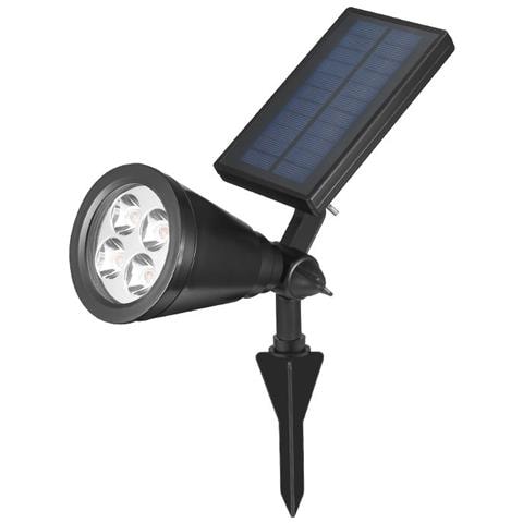 Faretto Solare Led 1w - Illuminazione Impermeabile Per Giardino Esterno Multicolor - Foto 1