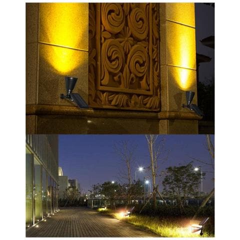 Faretto Solare Led 1w - Illuminazione Impermeabile Per Giardino Esterno Multicolor - Foto 2
