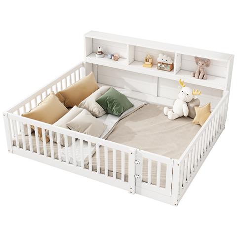 Letto Daybed Con Sponde Apribili, Scomparti E Design Minimalista - Foto 1