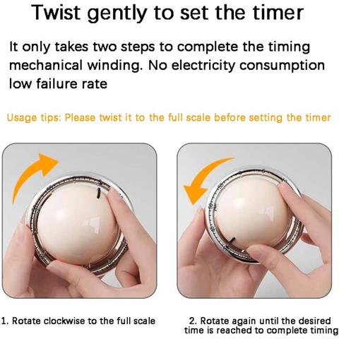 Timer Meccanico Interstellare: Timer Magnetico Da Cucina Con Allarme Meccanico - Foto 2