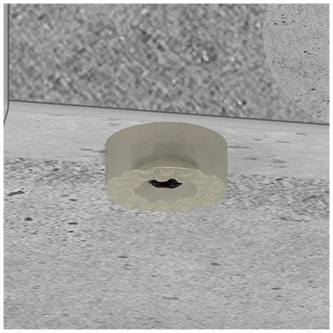 Tavolino Grigio cemento 37 x 32 x 40 cm Legno multistrato - Foto 9
