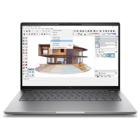 ZBook 8 G1i 14 inch Mobile Workstation PC Wolf Pro Security Edition Intel Core Ultra 7 255H 35,6 cm (14") WUXGA 16 GB DDR5-SDRAM 512 GB SSD NVIDIA RTX 500 Ada Wi-Fi 7 (802.11be) Windows 11 Pro AI Workstation, AI PC Argento - Foto 1