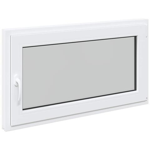 Finestra per Soffitta RISOR 110 x 60 cm PVC e Vetro Bianco - Foto 1