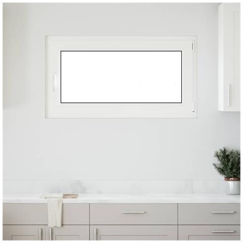 Finestra per Soffitta RISOR 110 x 60 cm PVC e Vetro Bianco - Foto 2