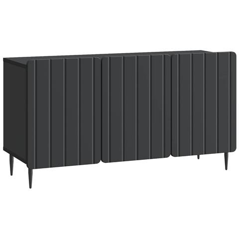 Mobile TV Nero 99 x 34,5 x 52 cm Legno ingegnerizzato - Foto 1