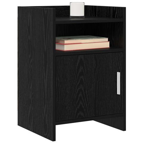 Comodini 2 pcs Rovere Nero 40 x 36 x 60 cm Legno ingegnerizzato - Foto 2